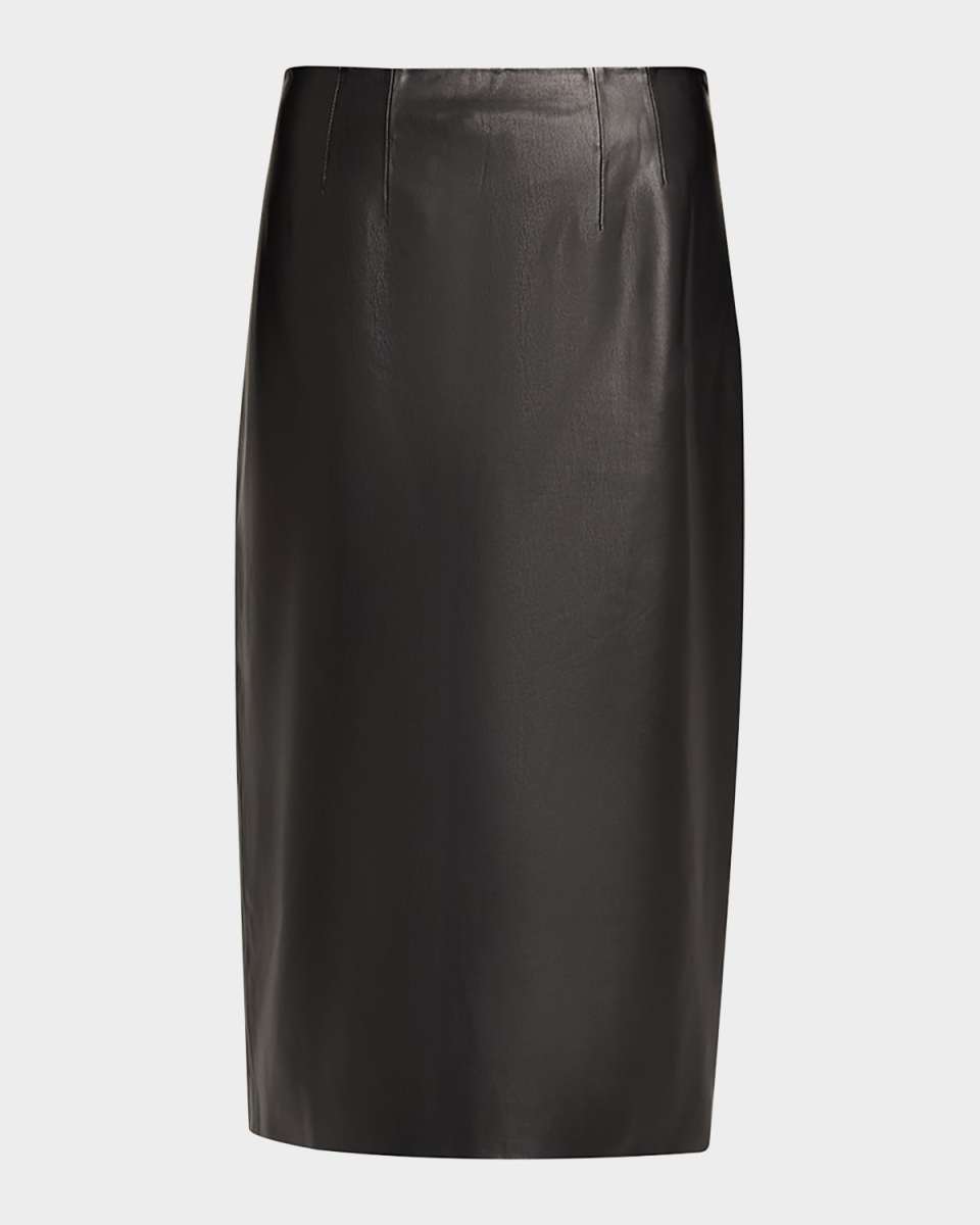 Holmes Vegan Leather Pencil Skirt